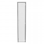 Locker metálico dual chico - 1 puerta blanco